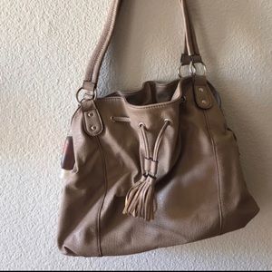 Tan Plum purse